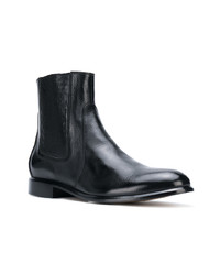 Bottines chelsea en cuir noires Givenchy