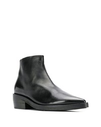 Bottines chelsea en cuir noires Marsèll