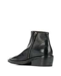 Bottines chelsea en cuir noires Marsèll