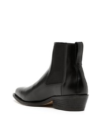 Bottines chelsea en cuir noires Our Legacy