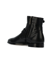 Bottines chelsea en cuir noires Saint Laurent