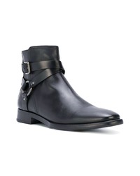 Bottines chelsea en cuir noires Dolce & Gabbana