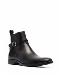 Bottines chelsea en cuir noires Scarosso