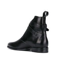 Bottines chelsea en cuir noires Saint Laurent