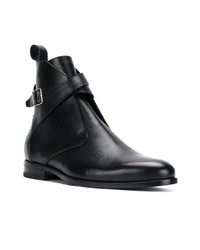 Bottines chelsea en cuir noires Saint Laurent