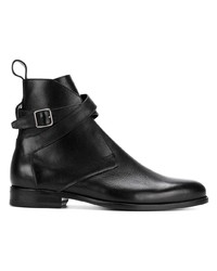 Bottines chelsea en cuir noires Saint Laurent