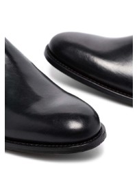 Bottines chelsea en cuir noires Grenson