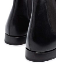 Bottines chelsea en cuir noires Grenson