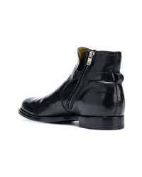 Bottines chelsea en cuir noires Officine Creative