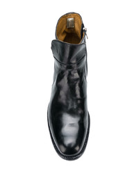 Bottines chelsea en cuir noires Officine Creative