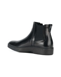 Bottines chelsea en cuir noires Salvatore Ferragamo