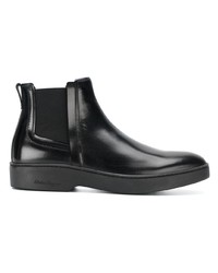 Bottines chelsea en cuir noires Salvatore Ferragamo