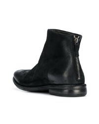 Bottines chelsea en cuir noires Marsèll