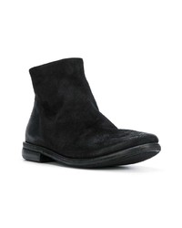 Bottines chelsea en cuir noires Marsèll