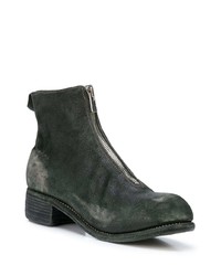 Bottines chelsea en cuir noires Guidi