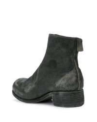 Bottines chelsea en cuir noires Guidi