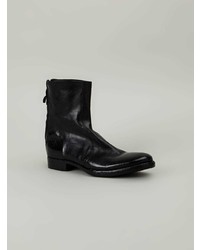 Bottines chelsea en cuir noires L'Eclaireur Made By