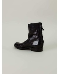 Bottines chelsea en cuir noires L'Eclaireur Made By