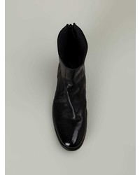 Bottines chelsea en cuir noires L'Eclaireur Made By