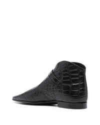 Bottines chelsea en cuir noires Saint Laurent