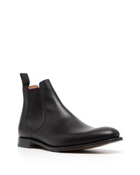 Bottines chelsea en cuir noires Church's