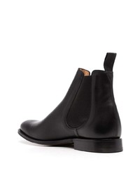 Bottines chelsea en cuir noires Church's