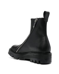 Bottines chelsea en cuir noires Gmbh