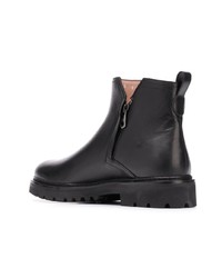 Bottines chelsea en cuir noires Salvatore Ferragamo