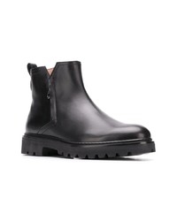 Bottines chelsea en cuir noires Salvatore Ferragamo