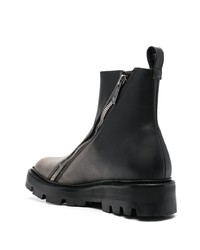 Bottines chelsea en cuir noires Gmbh