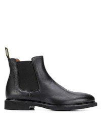 Bottines chelsea en cuir noires Doucal's