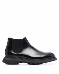 Bottines chelsea en cuir noires Doucal's