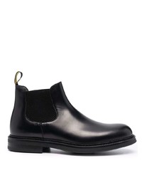 Bottines chelsea en cuir noires Doucal's