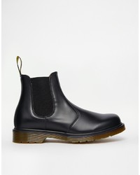 Bottines chelsea en cuir noires Dr. Martens