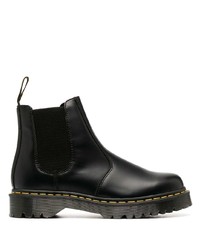 Bottines chelsea en cuir noires Dr. Martens