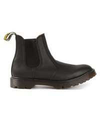 Bottines chelsea en cuir noires Dr. Martens