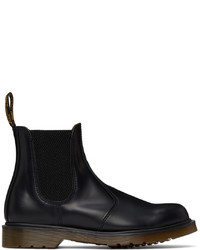 Bottines chelsea en cuir noires Dr. Martens