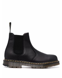 Bottines chelsea en cuir noires Dr. Martens