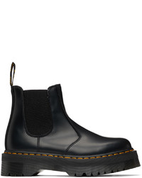 Bottines chelsea en cuir noires Dr. Martens