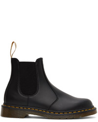 Bottines chelsea en cuir noires Dr. Martens