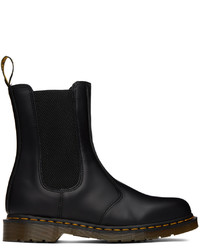 Bottines chelsea en cuir noires Dr. Martens