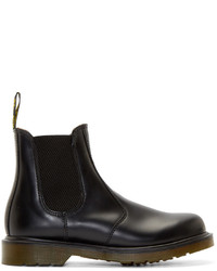 Bottines chelsea en cuir noires Dr. Martens