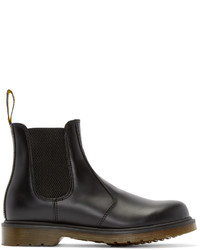 Bottines chelsea en cuir noires Dr. Martens