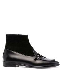 Bottines chelsea en cuir noires Edhen Milano