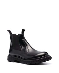 Bottines chelsea en cuir noires Adieu Paris