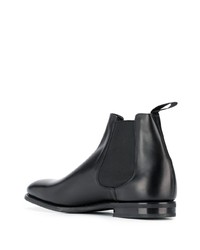 Bottines chelsea en cuir noires Church's