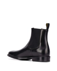 Bottines chelsea en cuir noires Doucal's