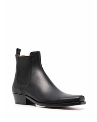 Bottines chelsea en cuir noires Buttero