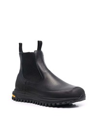 Bottines chelsea en cuir noires Diemme