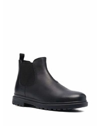 Bottines chelsea en cuir noires Geox